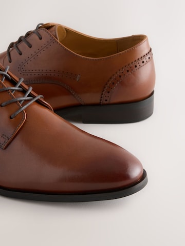 Next Обувь на шнуровке в Коричневый