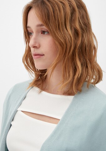 QS Strickjacke in Blau