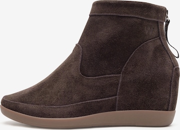 Bottines 'Emmy ' WODEN en marron : devant