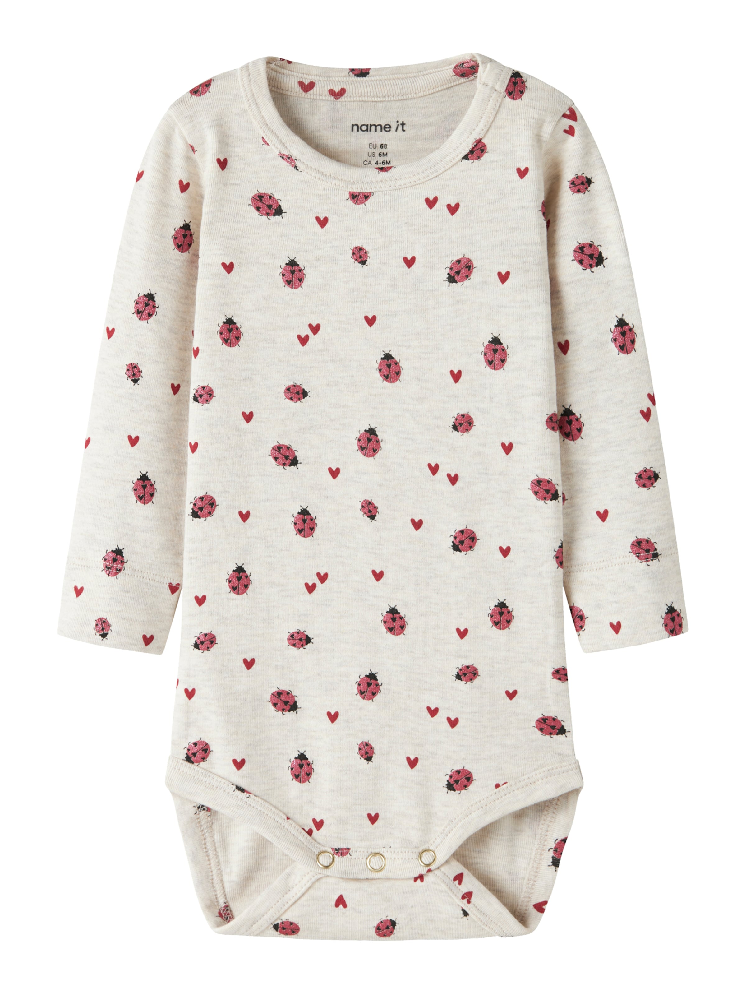 Barboteuse / body 'NBFHALINE' NAME IT en gris : devant