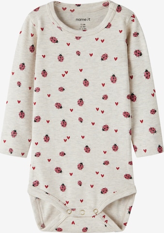 Barboteuse / body 'NBFHALINE' NAME IT en gris : devant