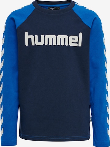 T-Shirt 'BOYS' Hummel en bleu : devant