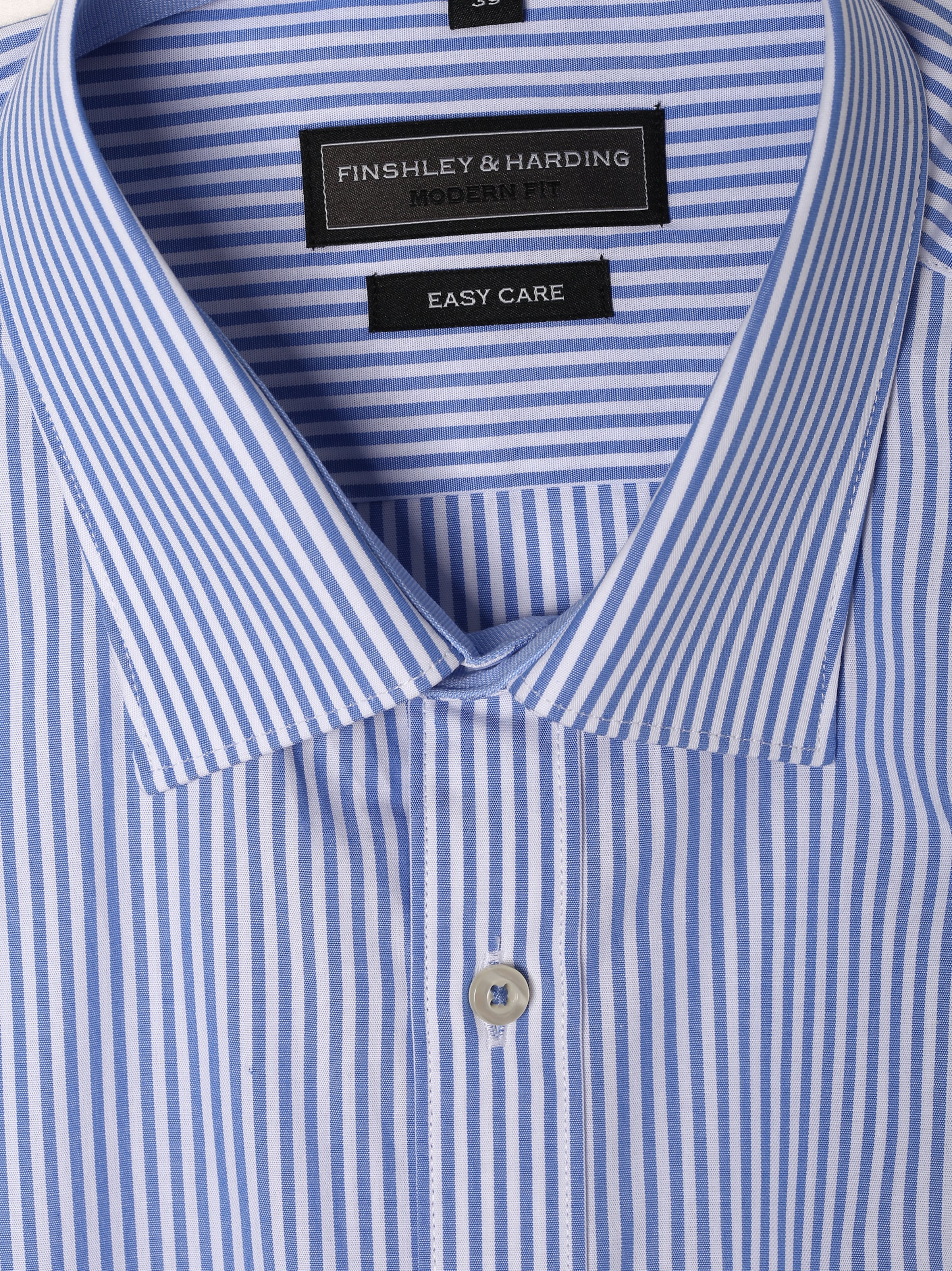 Männer Hemden Finshley & Harding Businesshemd in Blau - GN11990