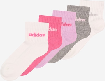 ADIDAS PERFORMANCE Athletic Socks in Grey: front