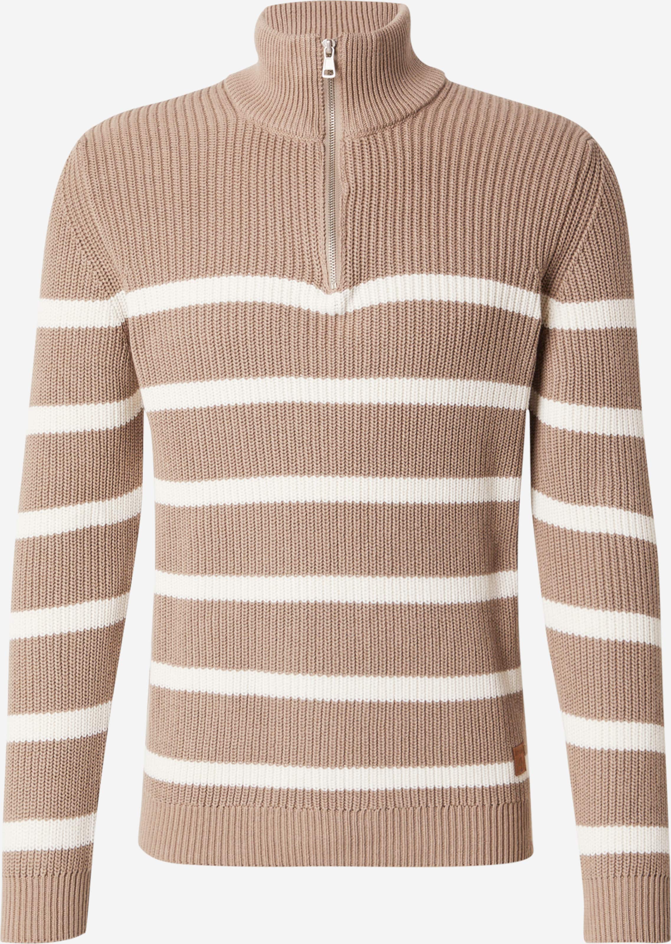 second layer ニットポロ Key Largo Pulover 'PILOT' pe Gri Taupe | ABOUT YOU