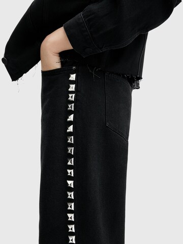 AllSaints Wide Leg Jeans 'BLAKE' in Schwarz