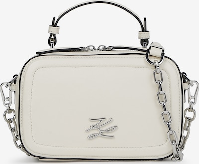 Rankinė su ilgu dirželiu iš Karl Lagerfeld, spalva – balta, Prekių apžvalga