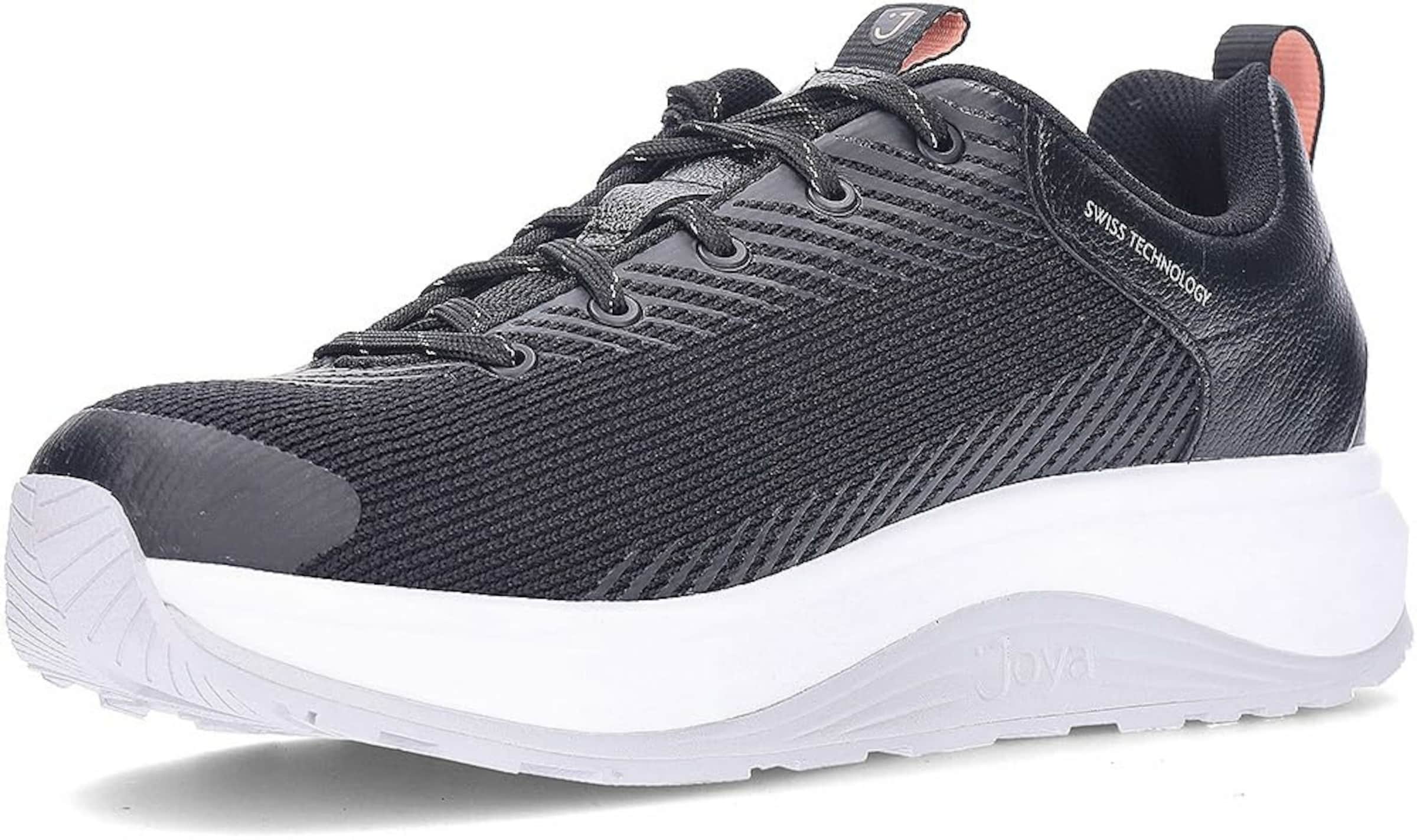 Joya Platform trainers in Black: front