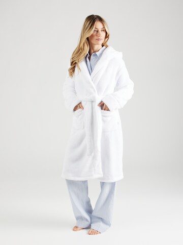 Peignoir long Chelsea Peers en blanc : devant