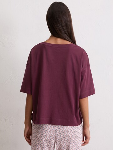 Marc O'Polo Oversized shirt ' Mix N Match Cotton ' in Red