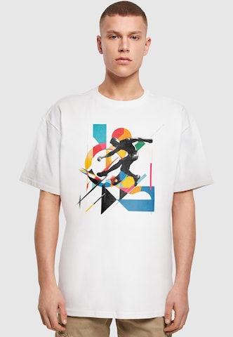 T-Shirt 'Champion Colors' Merchcode en blanc : devant