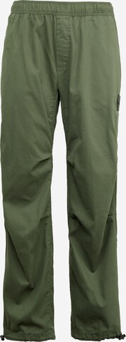 Calvin Klein Jeans Avar lõige Püksid, värv roheline: eest vaates