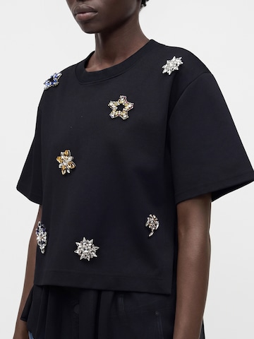 Munthe T-Shirt 'VACH' in Schwarz