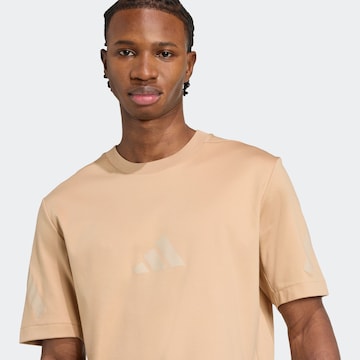 ADIDAS SPORTSWEAR Performance Shirt 'Z.N.E.' in Brown