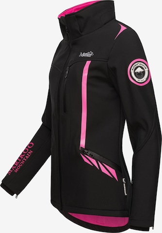 MARIKOO Outdoorjacke in Schwarz