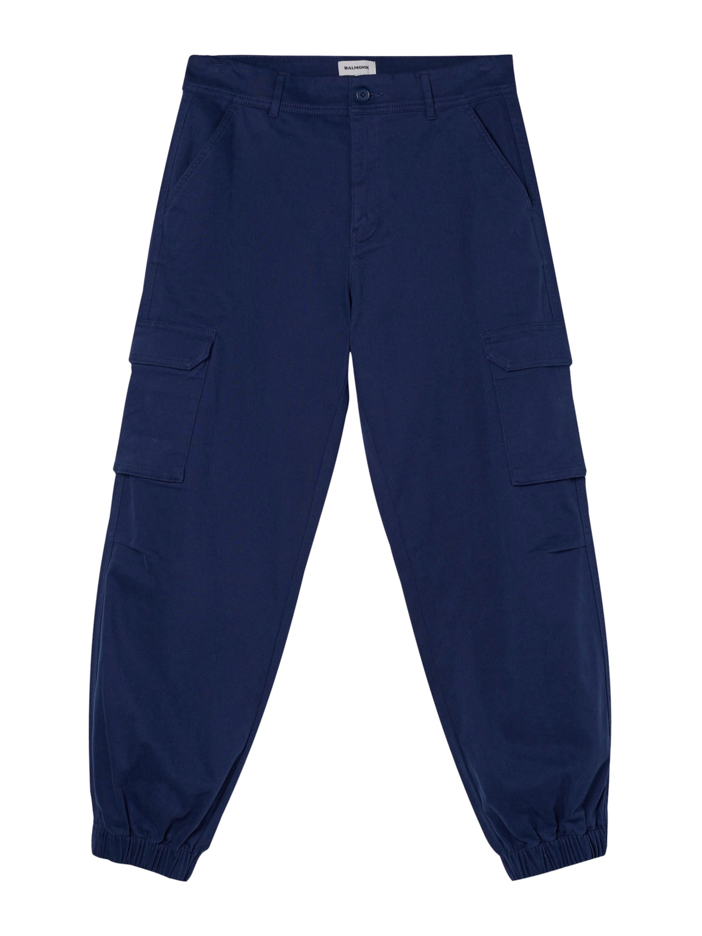 BALMOHK Gargohousut värissä sininen: etupuoli