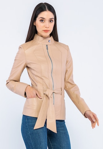 Giorgio di Mare Between-Season Jacket in Beige