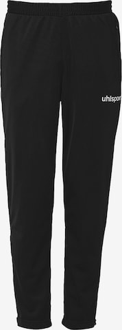 UHLSPORT Pants in Black: front