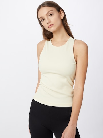 Gina Tricot Top 'Yara' in Weiß: predná strana