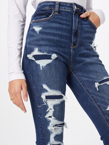 American Eagle Skinny Farkkuleggingsit värissä sininen