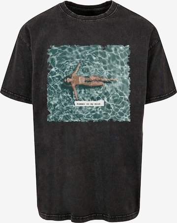 Merchcode Shirt 'Summer - On My Mind' in Zwart: voorkant
