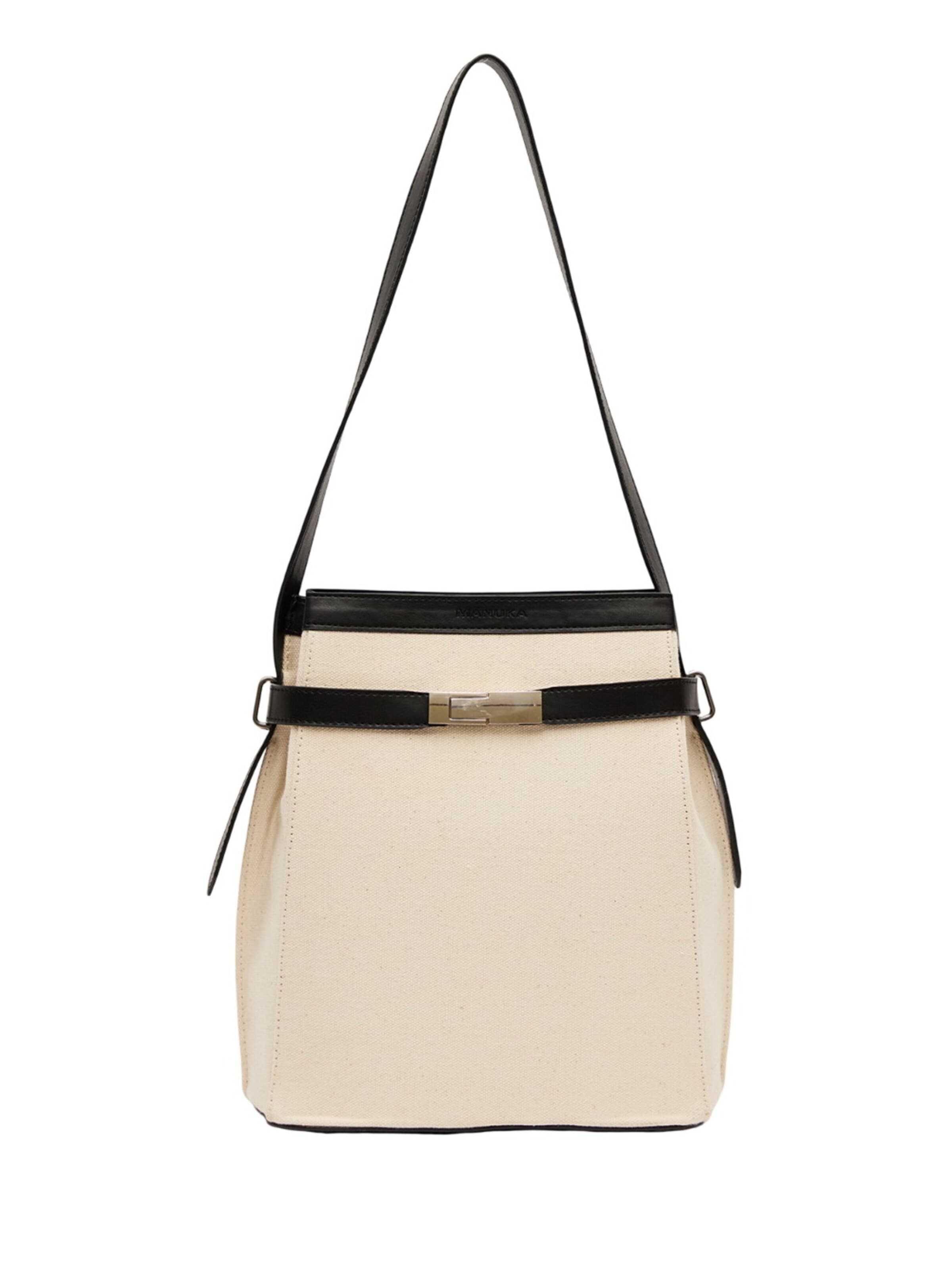 MANUKA Schoudertas in Beige: voorkant