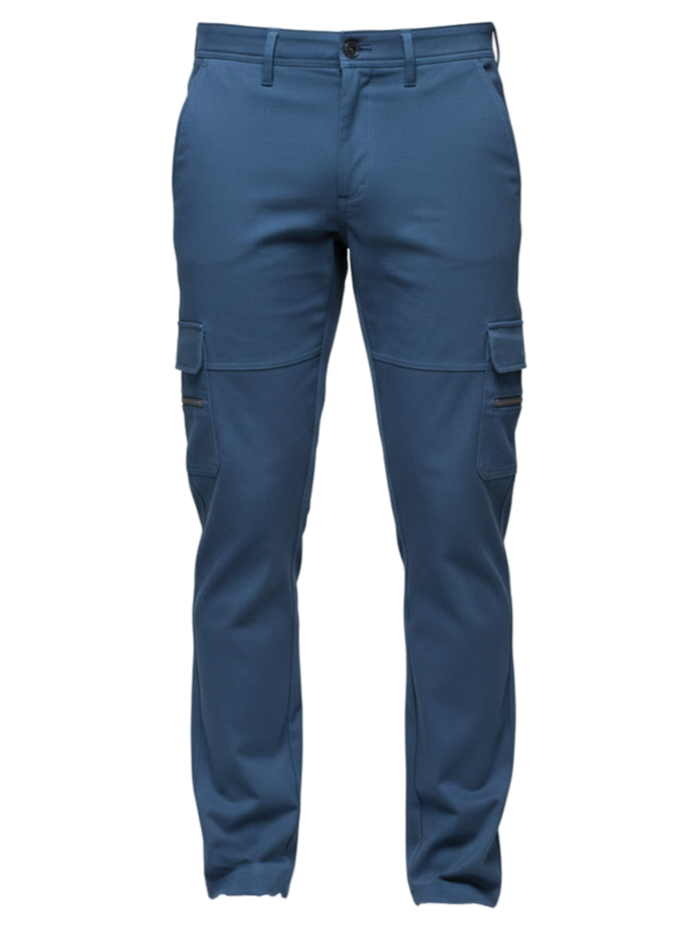 Ombre Trousers in Blue: front