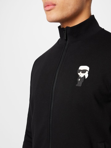 Karl Lagerfeld Sweatjacke in Schwarz