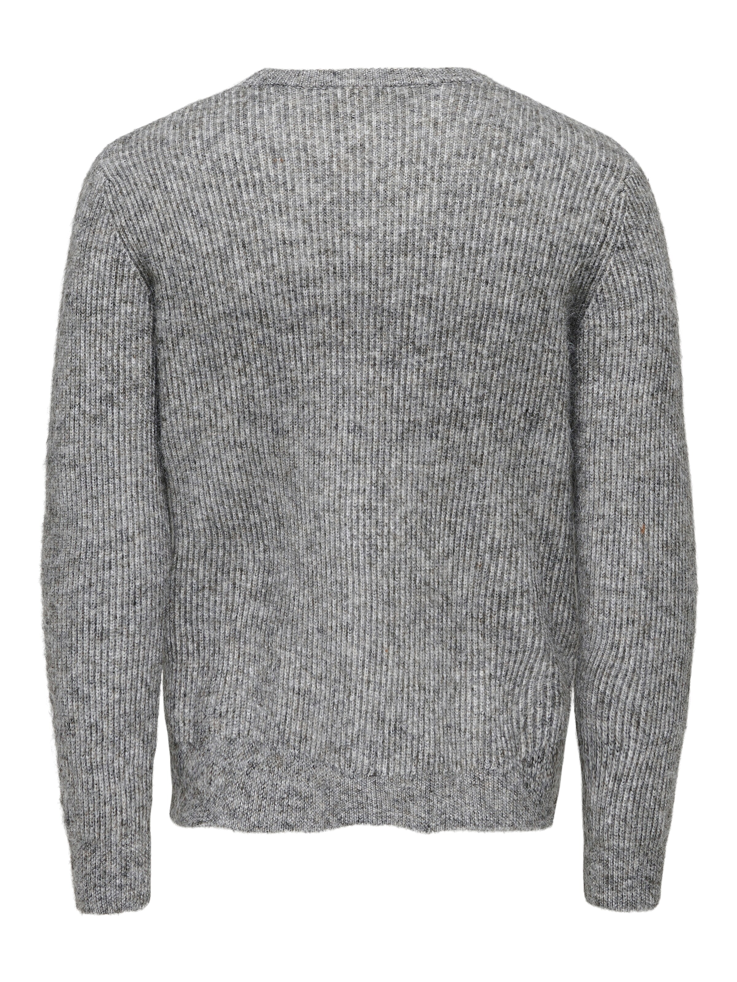 Only & Sons Sweater 'ONSTEGAN' in Grey