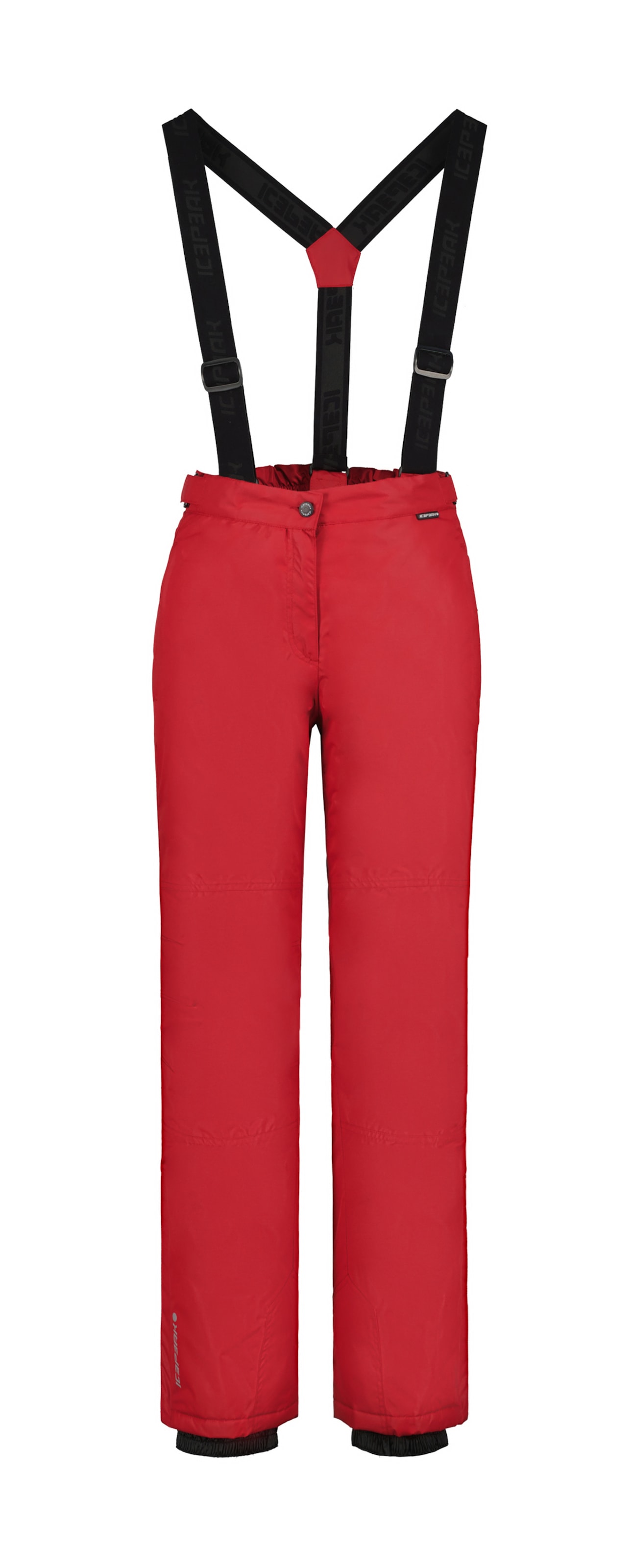 ICEPEAK tavaline Vabaajapüksid 'Fidelity', värv punane: eest vaates