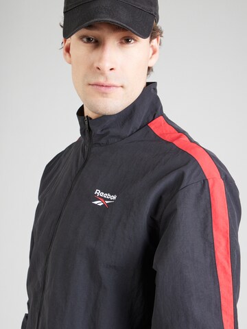 Reebok Sportjas in Zwart