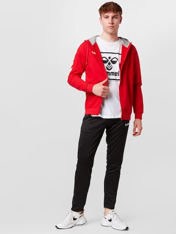 Hummel Sportsweatvest in Rood