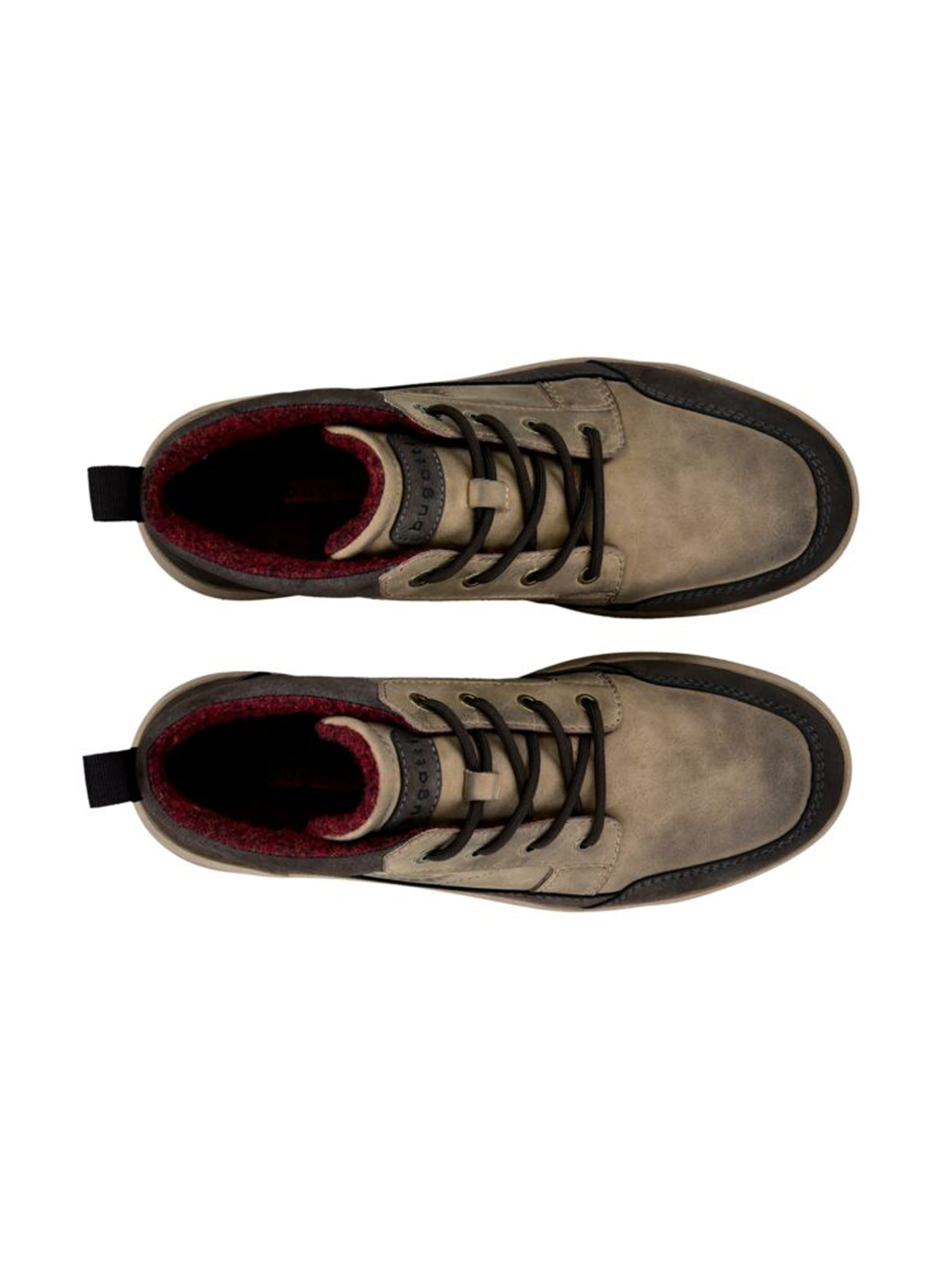 bugatti Μπότες με κορδόνια σε καφέ