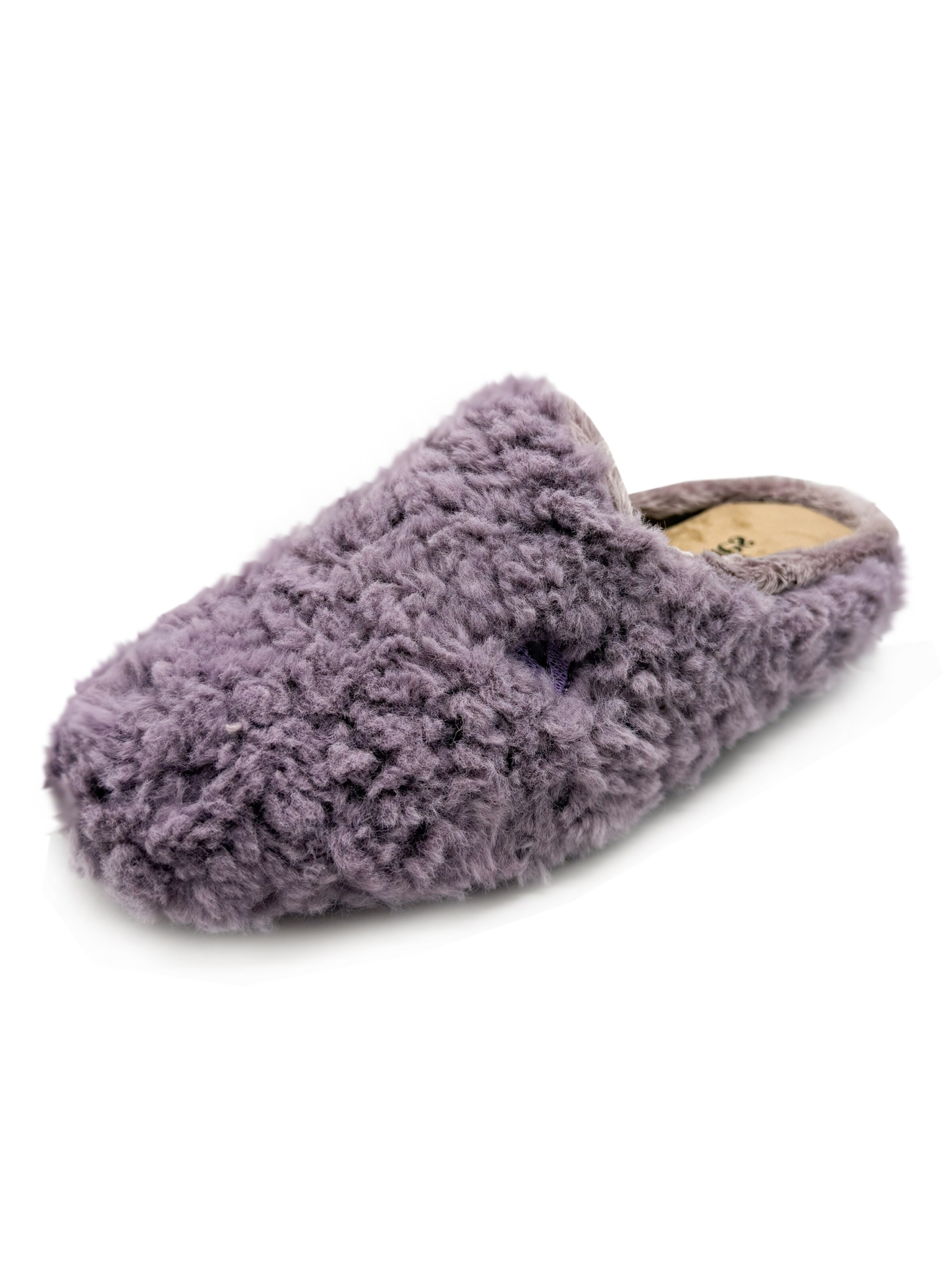 thies Mules 'thies 1856 ® Rec Fluffy Slipper' in Purple: front
