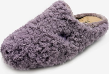 thies Mules 'thies 1856 ® Rec Fluffy Slipper' in Purple: front