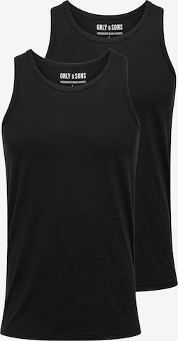 Only & Sons Top 'THEO' in Schwarz: predná strana