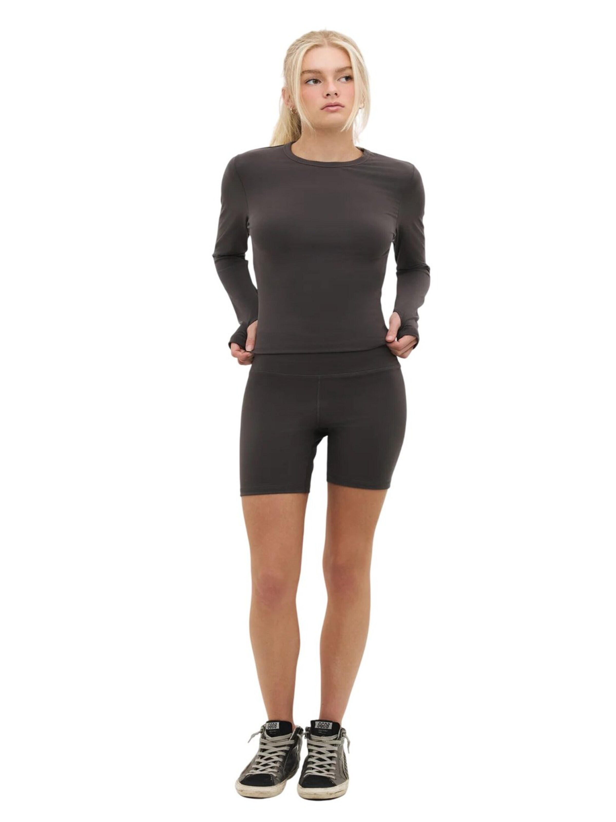 No Matter What Leggings in Grau: Vorderseite