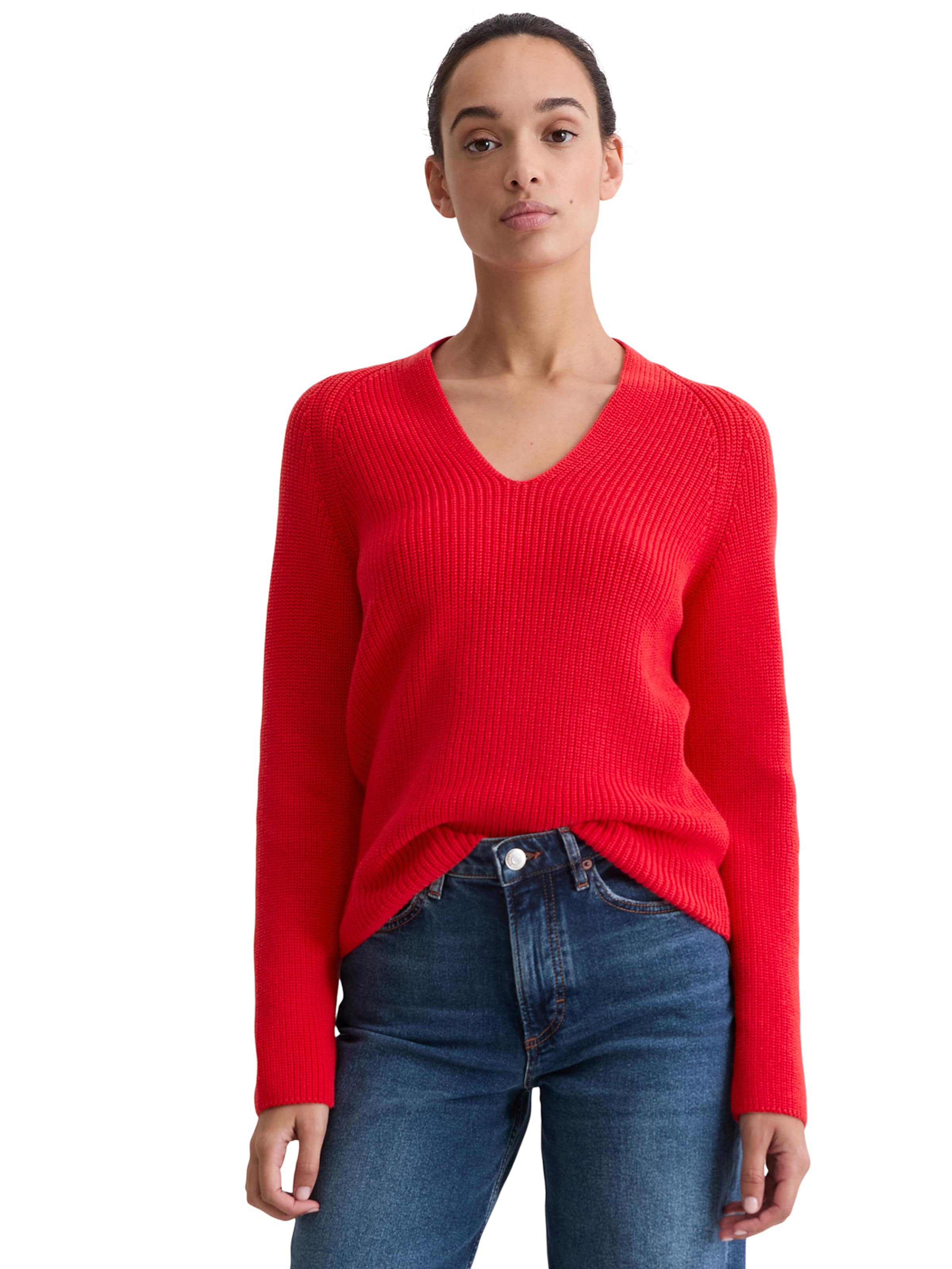 Marc O'Polo Pulóver - piros: elől