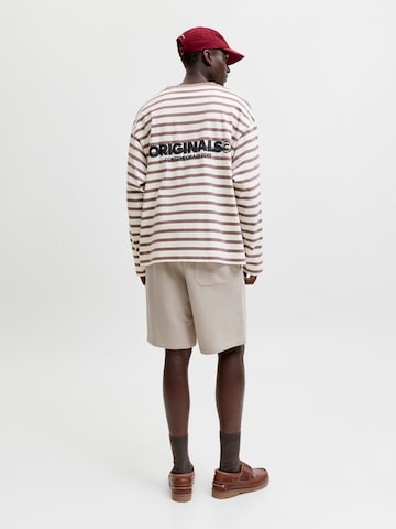JACK & JONES Loose fit Pants 'JPSTKANE SOHO' in Beige