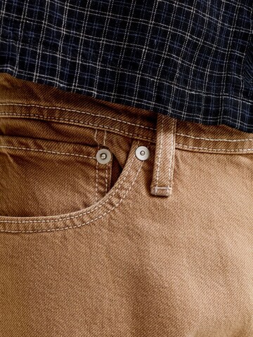 JACK & JONES Baggy Jeans 'JJAlex' in Bruin
