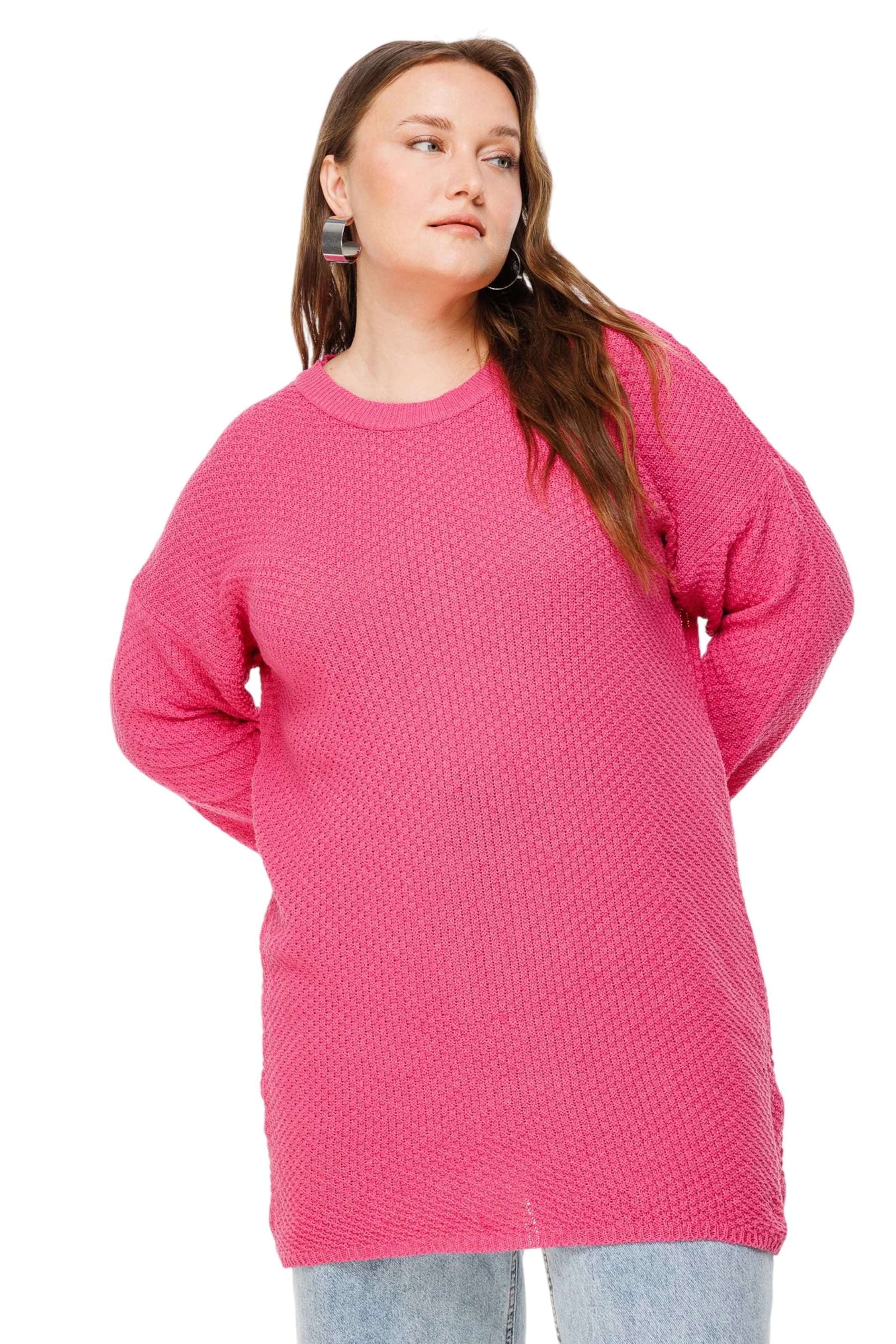 Shape Of You Sweater in Pink: front