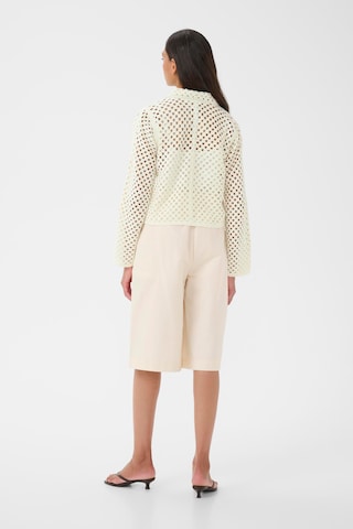 KAREN BY SIMONSEN Cardigan 'Filippa' i hvid