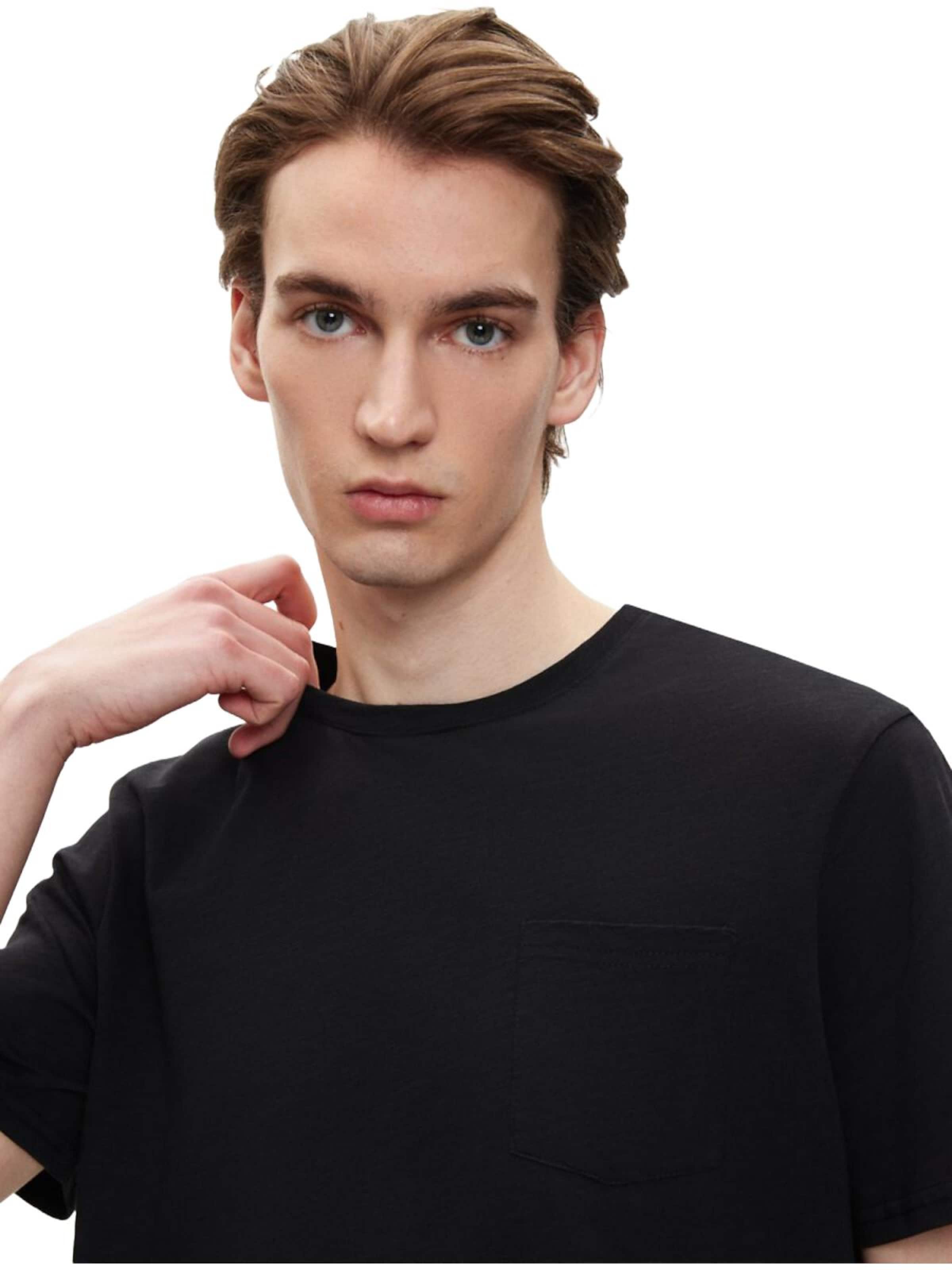 LTB Jeans - Camiseta 'LTB Jeans Herren Slub T-Shirt' en negro