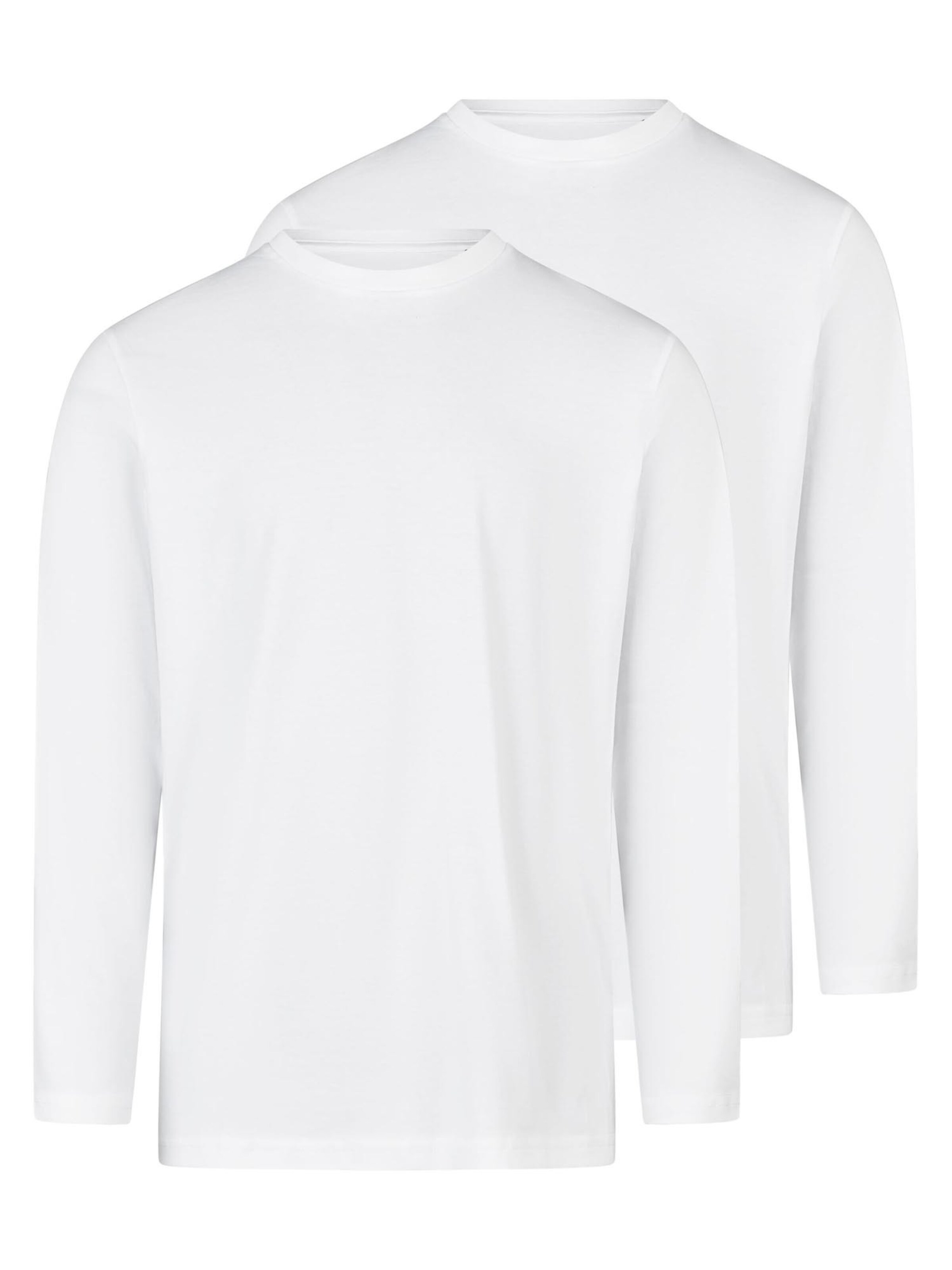 Ragman Shirt 'Basic' in White: front
