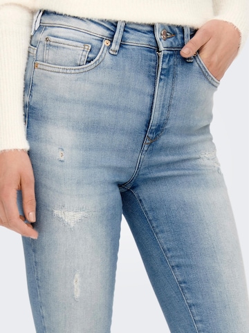 ONLY Skinny Jeans 'MILA' in Blauw