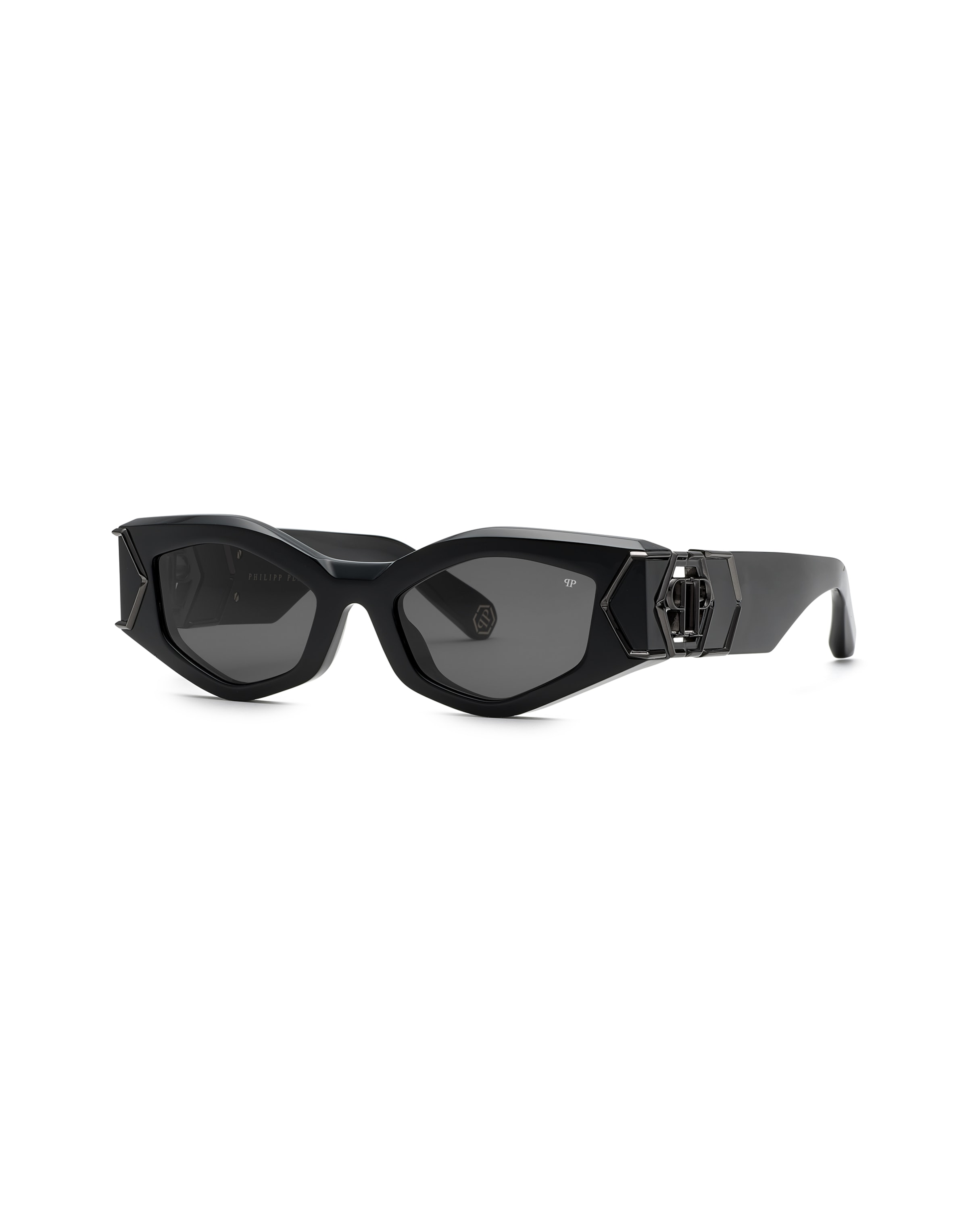 Philipp Plein Sonnenbrille 'Starlight' in Schwarz: Vorderseite