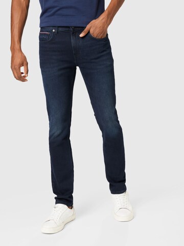 Coupe slim Jean 'Denton' TOMMY HILFIGER en bleu : devant