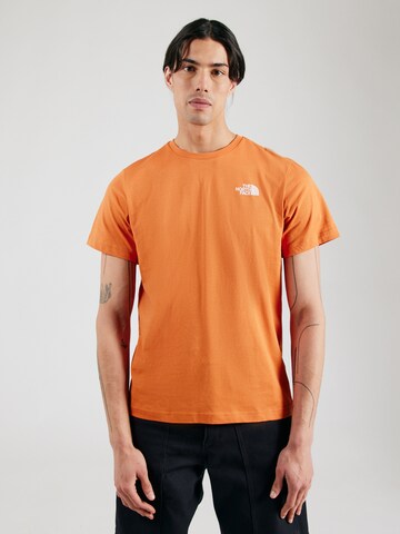 THE NORTH FACE Koszulka 'REDBOX' w kolorze pomarańczowy