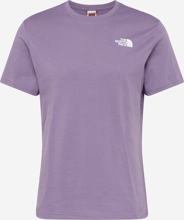 THE NORTH FACE Functioneel shirt 'Redbox' in Lila: voorkant