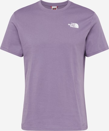 THE NORTH FACE Sportshirt 'Redbox' in Lila: predná strana